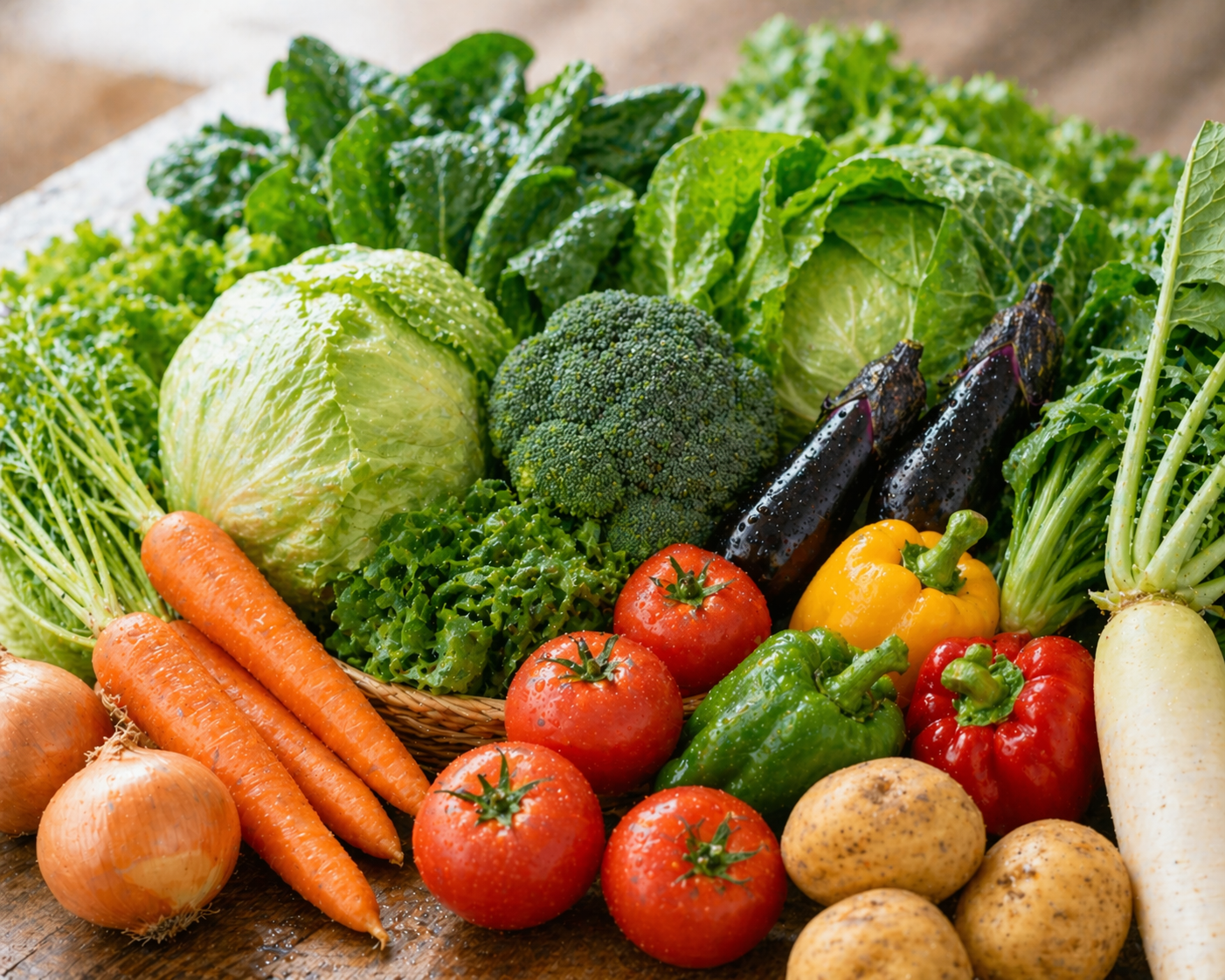 オイシックスの新鮮な有機野菜